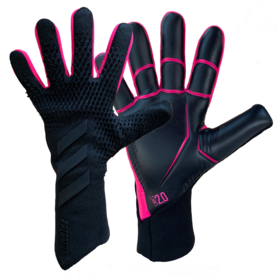 Вратарские перчатки adidas Predator 20 Pro Core Black/Shock Pink #grai.com.ua