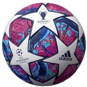 Детский мяч adidas Finale Istanbul Mini White/Pantone/Glory Blue #grai.com.ua