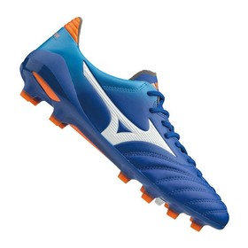 Бутсы Mizuno Morelia Neo II MD FG Blue/White/Orange #grai.com.ua