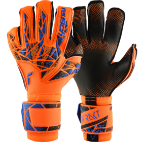Воротарські рукавиці Reusch Attrakt Gold X Evolution GluePrint Hyper Orange/Blue/Black