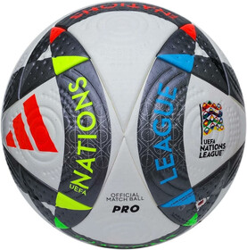 Футбольний м'яч Adidas UEFA Nations League 2024 Pro White/Gray #grai.com.ua