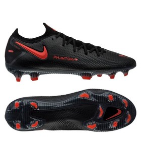 Бутсы Nike Phantom GT Elite DF FG Black/Dark Smoke Grey/Red #grai.com.ua