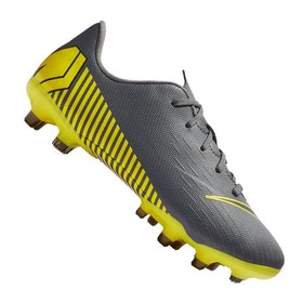 Детские бутсы Nike Mercurial Vapor XII Academy MG Dark Grey/Yellow #grai.com.ua