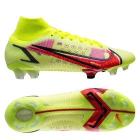 Бутсы Nike Mercurial Superfly 8 Elite FG Volt/Bright Crimson/Black #grai.com.ua