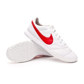Футзалки Nike Tiempo Premier II Sala Pure Platinum/University Red/White #grai.com.ua
