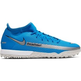 Сороконожки Nike Phantom GT Academy DF TF Photo Blue/Metallic Silver/Rage Green #grai.com.ua