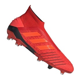Бутсы adidas Predator 19+ FG/AG Red/Black #grai.com.ua