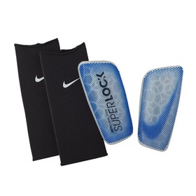 Футбольные щитки Nike Mercurial Flylite Superlock Blue/Black #grai.com.ua