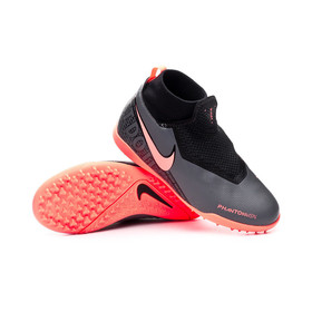 Детские сороконожки Nike Phantom Vision Academy DF TF Dark Grey/Mango/Black #grai.com.ua