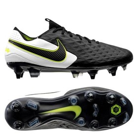 Бутсы Nike Tiempo Legend VIII Elite SG-PRO Anti-Clog Black/White #grai.com.ua