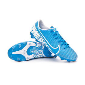 Детские бутсы Nike Mercurial Vapor XIII Academy MG Blue/White #grai.com.ua