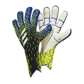 Вратарские перчатки Adidas Predator 21 Pro Promo Black/Team Royal Blue/Solar Yellow/White #grai.com.ua
