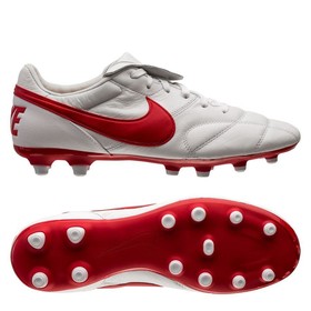 Бутсы Nike Premier II FG/AG White/University Red #grai.com.ua