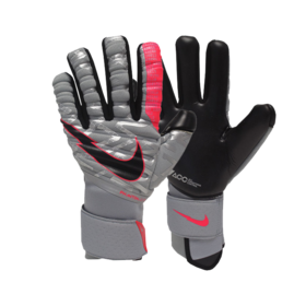 Вратарские перчатки Nike GK Phantom Elite ACC Particle Grey/Laser Crimson/Black Вратарские перчатки Nike GK Phantom Elite ACC Particle Grey/Laser Crimson/Black