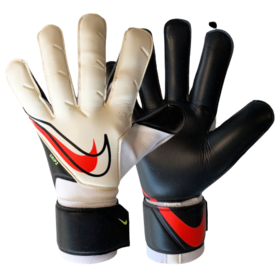 Вратарские перчатки Nike Grip 3 GK White/Black/Bright Crimson #grai.com.ua
