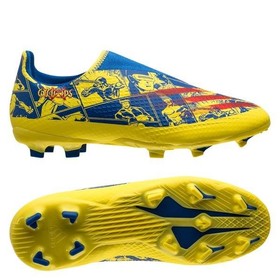 Детские бутсы adidas X Ghosted.3 Laceless FG/AG "X-Men" Blue/Vivid Red/Bright Yellow LIMITED EDITION #grai.com.ua