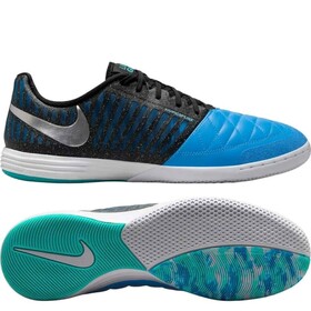 Футзалки Nike Lunargato II IC Metallic Silver/Black/Neptune Blue