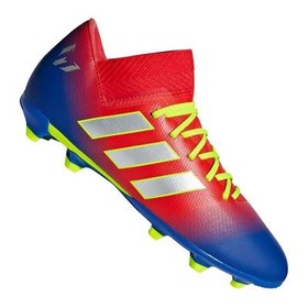 Детские бутсы Аdidas Nemeziz Messi 18.3 FG/AG Red/Silver/Blue #grai.com.ua