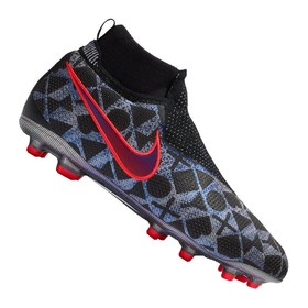 Детские бутсы Nike Phantom Vision Elite DF FG/MG EA Purple/Black #grai.com.ua