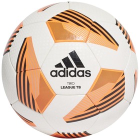 Футбольный мяч Adidas Tiro League TB White/Black/Silver Metal/Team Solar Orange #grai.com.ua