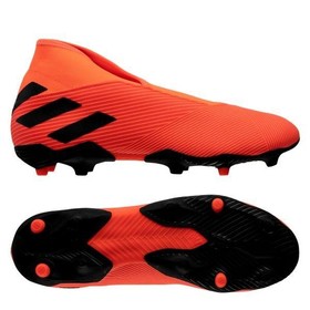 Бутсы adidas Nemeziz 19.3 FG/AG Laceless Signal Coral/Core Black/Solar Red #grai.com.ua
