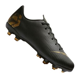Детские бутсы Nike Mercurial Vapor XII Academy MG Black/Gold #grai.com.ua