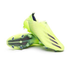 Бутсы adidas X Ghosted+ FG Signal green/Energy Ink/Semi Solar Slime #grai.com.ua