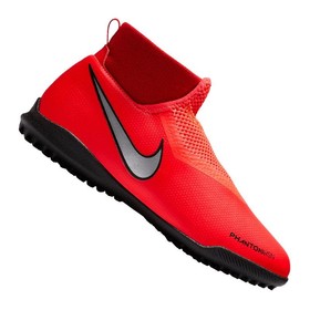 Детские сороконожки Nike Phantom Vision Academy DF TF Crimson/Silver Детские сороконожки Nike Phantom Vision Academy DF TF Crimson/Silver