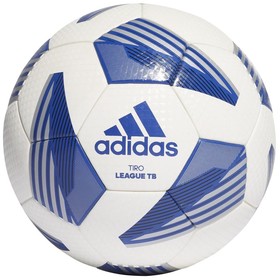 Футбольный мяч Adidas Tiro League TB White/Black/Silver Metal/Team Royal Blue #grai.com.ua