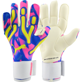 Воротарські рукавиці Puma ULTRA Ultimate Hybrid Ultra Blue/Yellow Alert/Luminous Pink