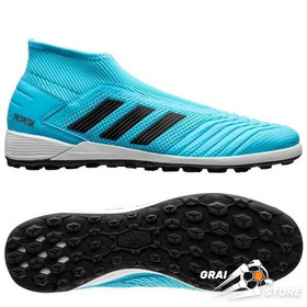 Сороконожки adidas Predator 19.3 TF Laceless Bright Cyan/Black #grai.com.ua