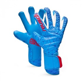 Вратарские перчатки Reusch Pure Contact II AX2 Pro White/Blue #grai.com.ua