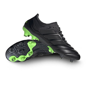 Бутсы adidas Copa 20.1 FG/AG Core Black/Signal Green #grai.com.ua