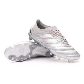 Бутсы adidas Copa 20.1 FG Silver/Yellow #grai.com.ua