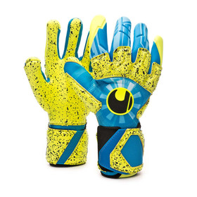 Вратарские перчатки Uhlsport Radar Control Supergrip Reflex Blue/Yellow #grai.com.ua