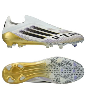 Бутси Adidas F50 Elite Laceless FG White/Black/Metallic Gold