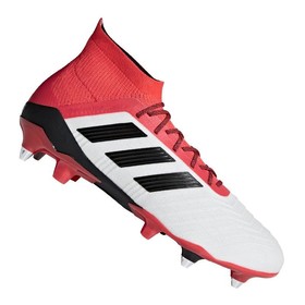 Бутсы adidas Predator 18.1 SG White/Black/Red Бутсы adidas Predator 18.1 SG White/Black/Red