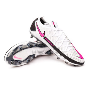 Бутсы Nike Phantom GT Elite AG-PRO White/Pink Blast/Black #grai.com.ua