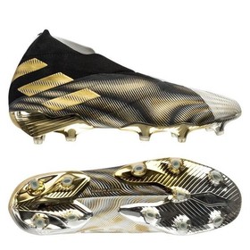 Бутсы Adidas Nemeziz + FG/AG White/Gold Metallic/Core Black #grai.com.ua
