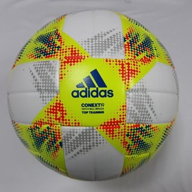 Футбольный мяч adidas Conext 19 Top Training White/Yellow #grai.com.ua
