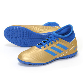 Детские сороконожки adidas Predator Tango 19.3 TF Gold/Blue #grai.com.ua