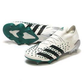 Бутсы Adidas Predator Freak.1 Low EQT FG Crystal White/Core Black/Sub Green #grai.com.ua