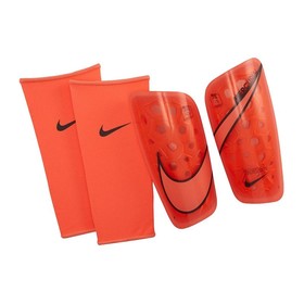 Футбольные щитки Nike Mercurial Lite Mango #grai.com.ua