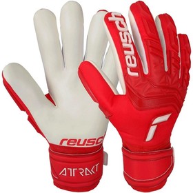 Вратарские перчатки Reusch Attrakt Freegel Silver Red/White #grai.com.ua