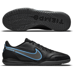 Футзалки Nike Tiempo Legend 9 Academy IN Black/Iron Grey/University Blue #grai.com.ua