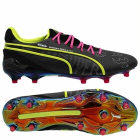Бутси PUMA King Ultimate FG/AG Feather Grey/Electric Lime/PUMA White/Flat Light Gray LIMITED EDITION