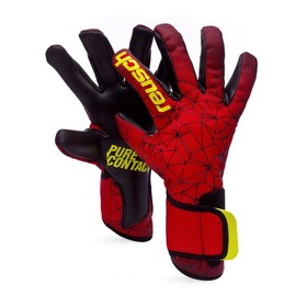 Вратарские перчатки Reusch Pure Contact II R3 Pro Black/Red #grai.com.ua