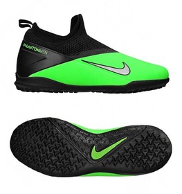Детские сороконожки Nike Phantom Vision II Academy DF TF Green Strike/Platinum/Black #grai.com.ua