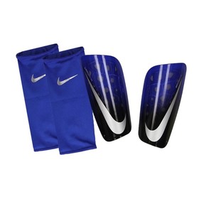 Футбольные щитки Nike Mercurial Lite Blue/Black/Gray #grai.com.ua