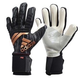 Вратарские перчатки adidas Predator Pro Black/Gold #grai.com.ua